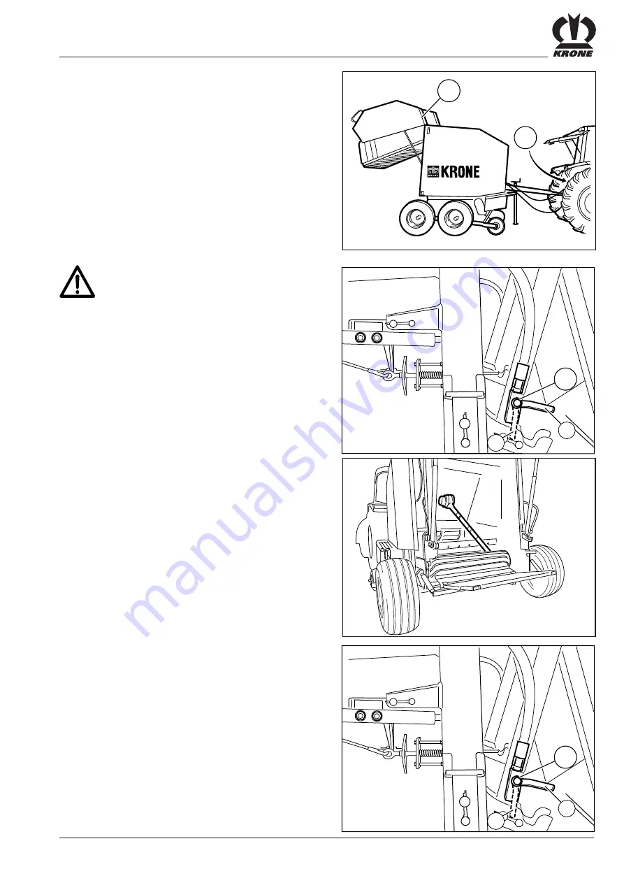 Krone Round Pack 1250 Original Operating Instructions Download Page 125