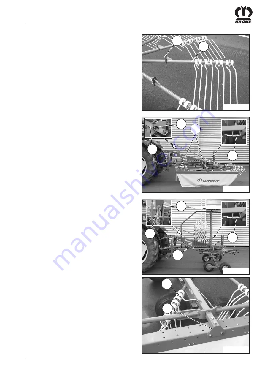 Krone Swadro 355 Operating Instructions Manual Download Page 17