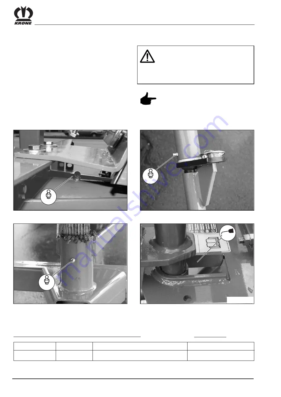 Krone Swadro 355 Operating Instructions Manual Download Page 22