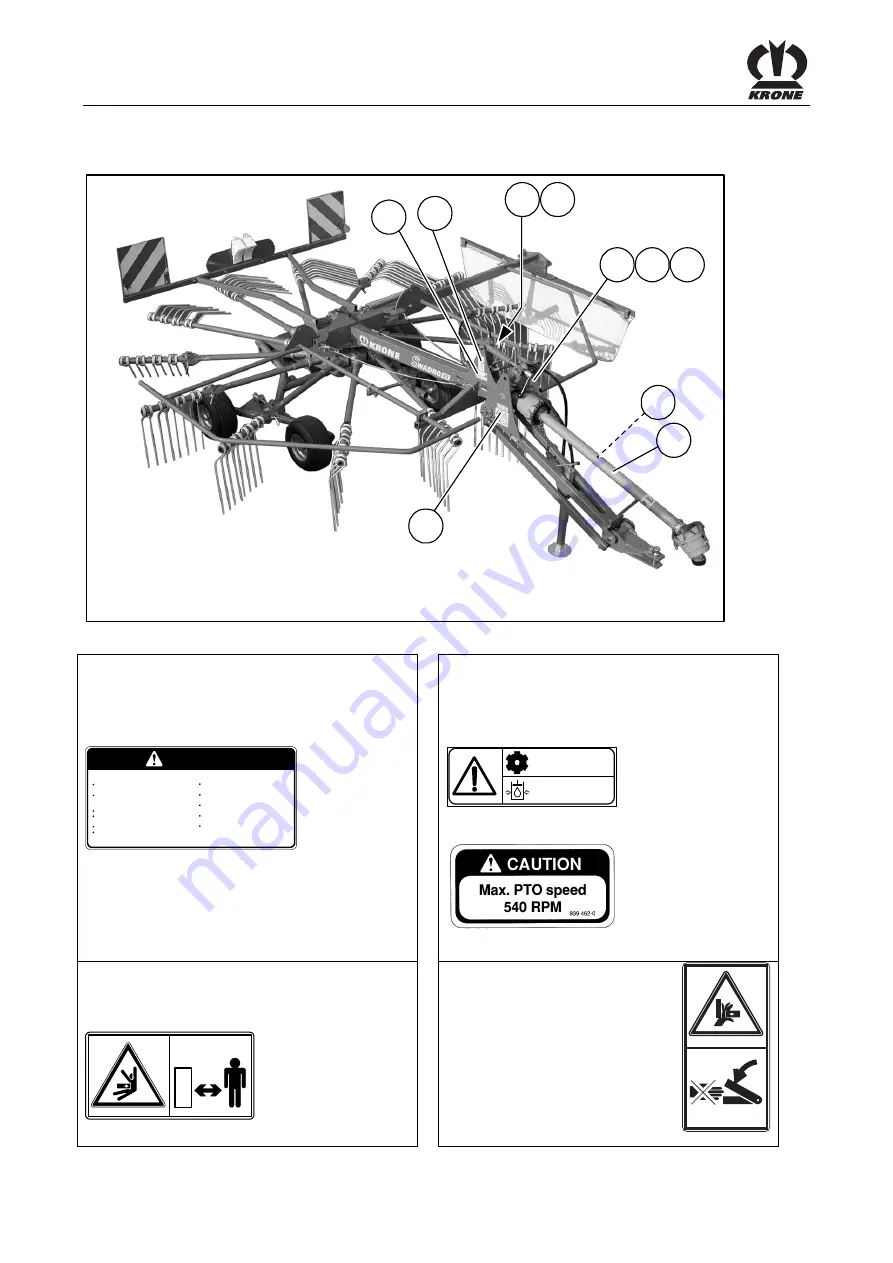 Krone Swadro 38 T Original Operating Instructions Download Page 14