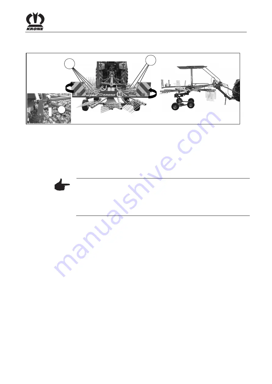 Krone Swadro 38 T Original Operating Instructions Download Page 35