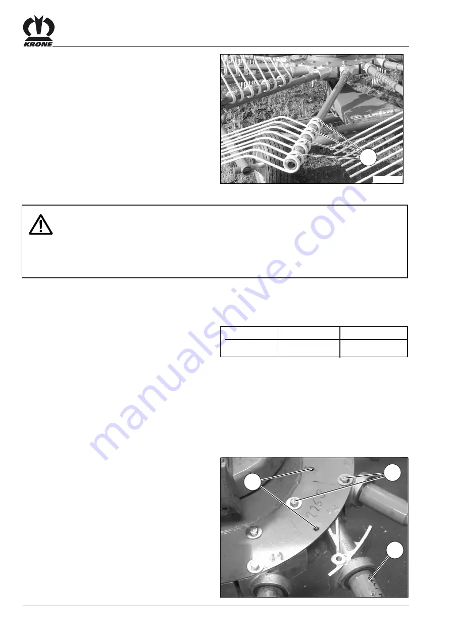 Krone Swadro 46 T Operating Instructions Manual Download Page 30