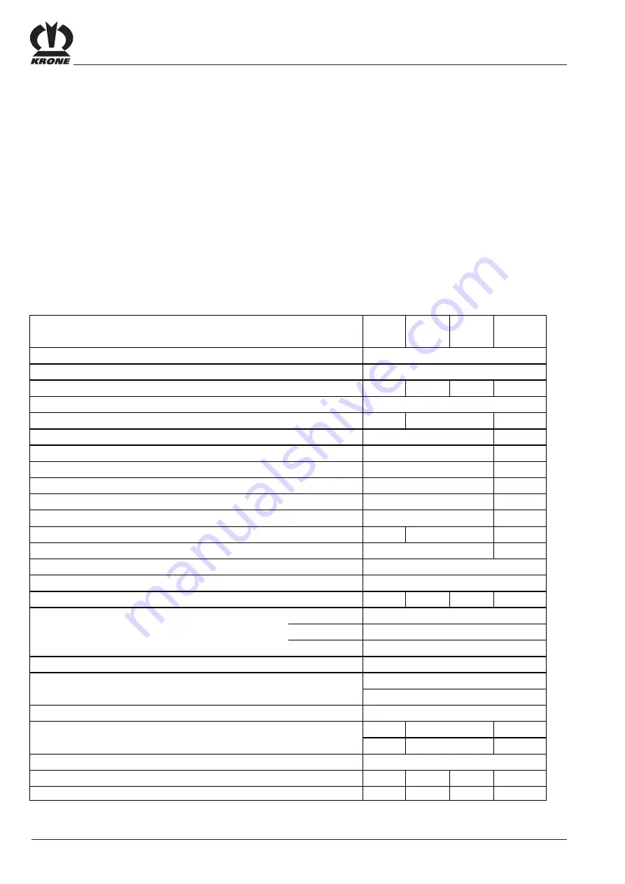 Krone Swadro 700 Operating Instructions Manual Download Page 10