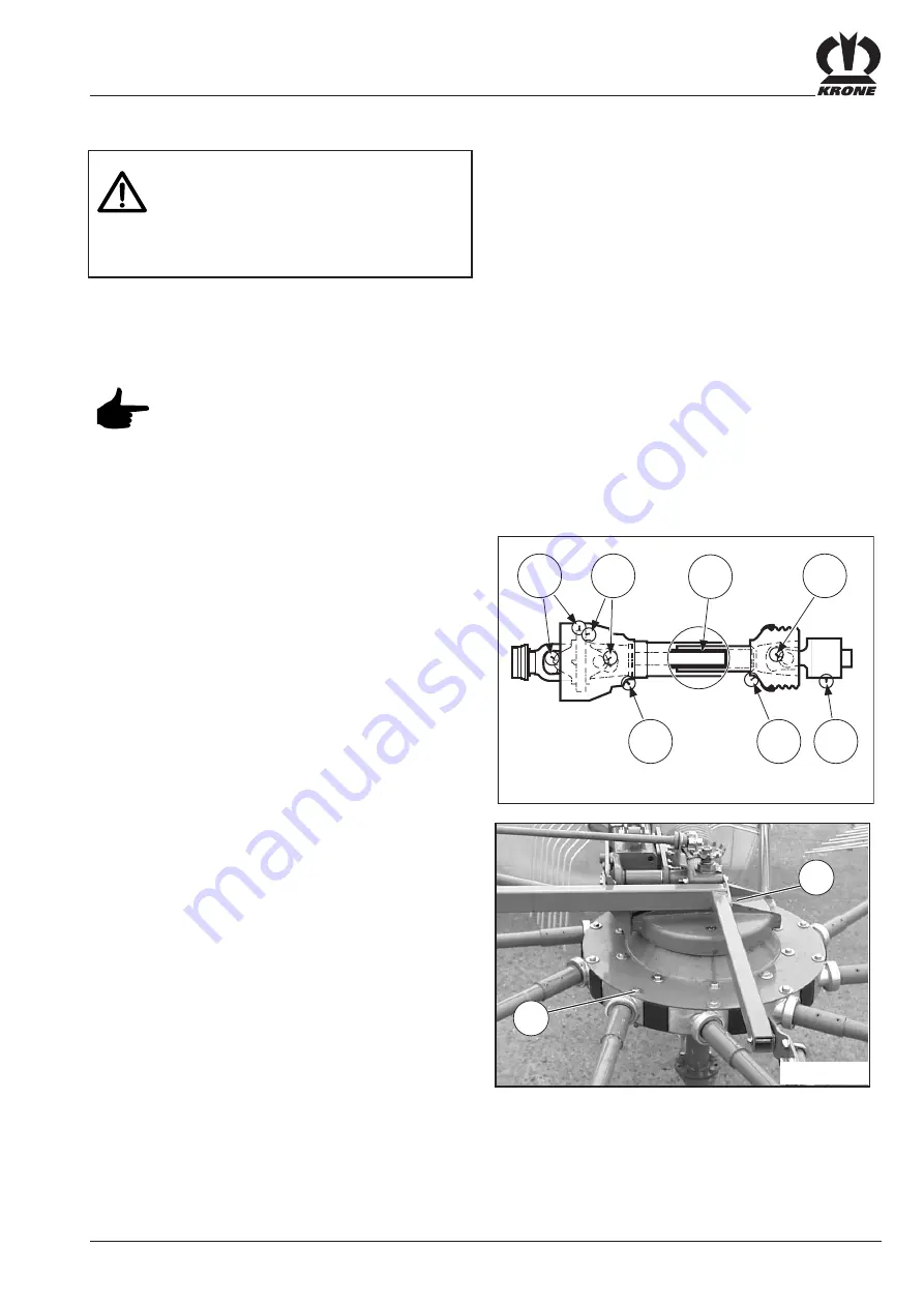 Krone Swadro 700 Operating Instructions Manual Download Page 47