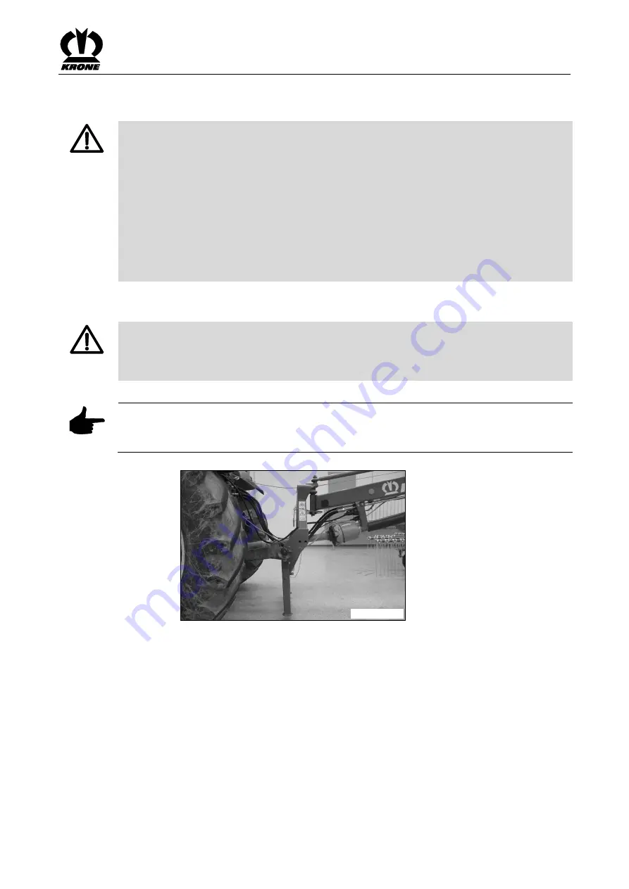 Krone Swadro 807 Original Operating Instructions Download Page 31