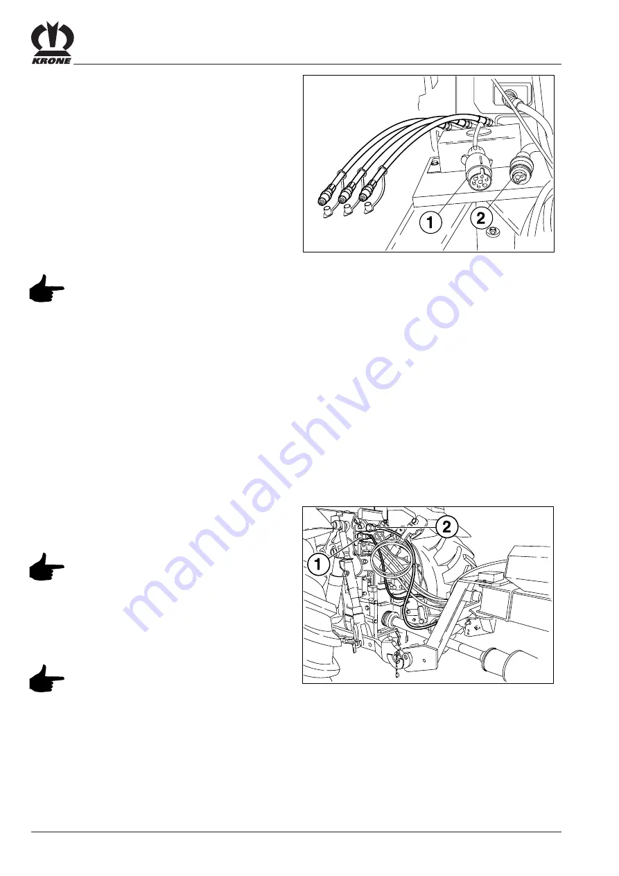 Krone Swadro 810 Operating Instructions Manual Download Page 24