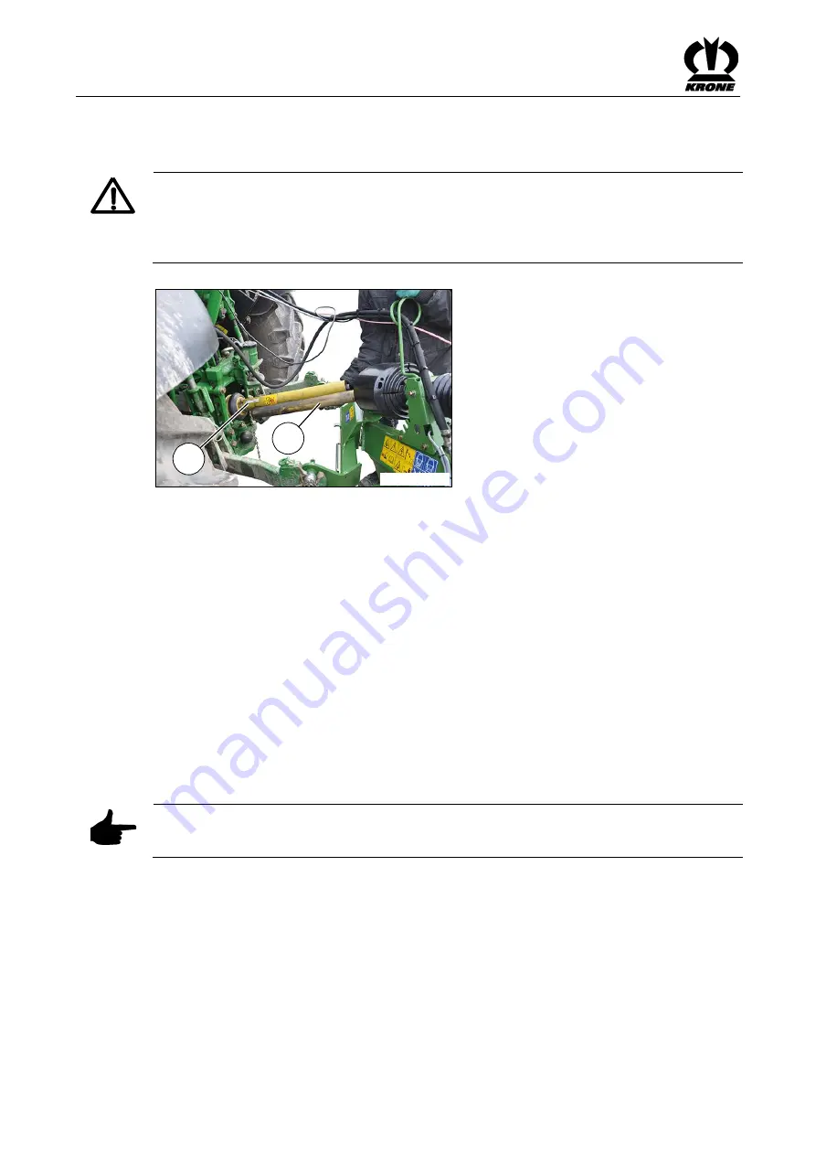 Krone Swadro TC 1000 Operating Instructions Manual Download Page 44