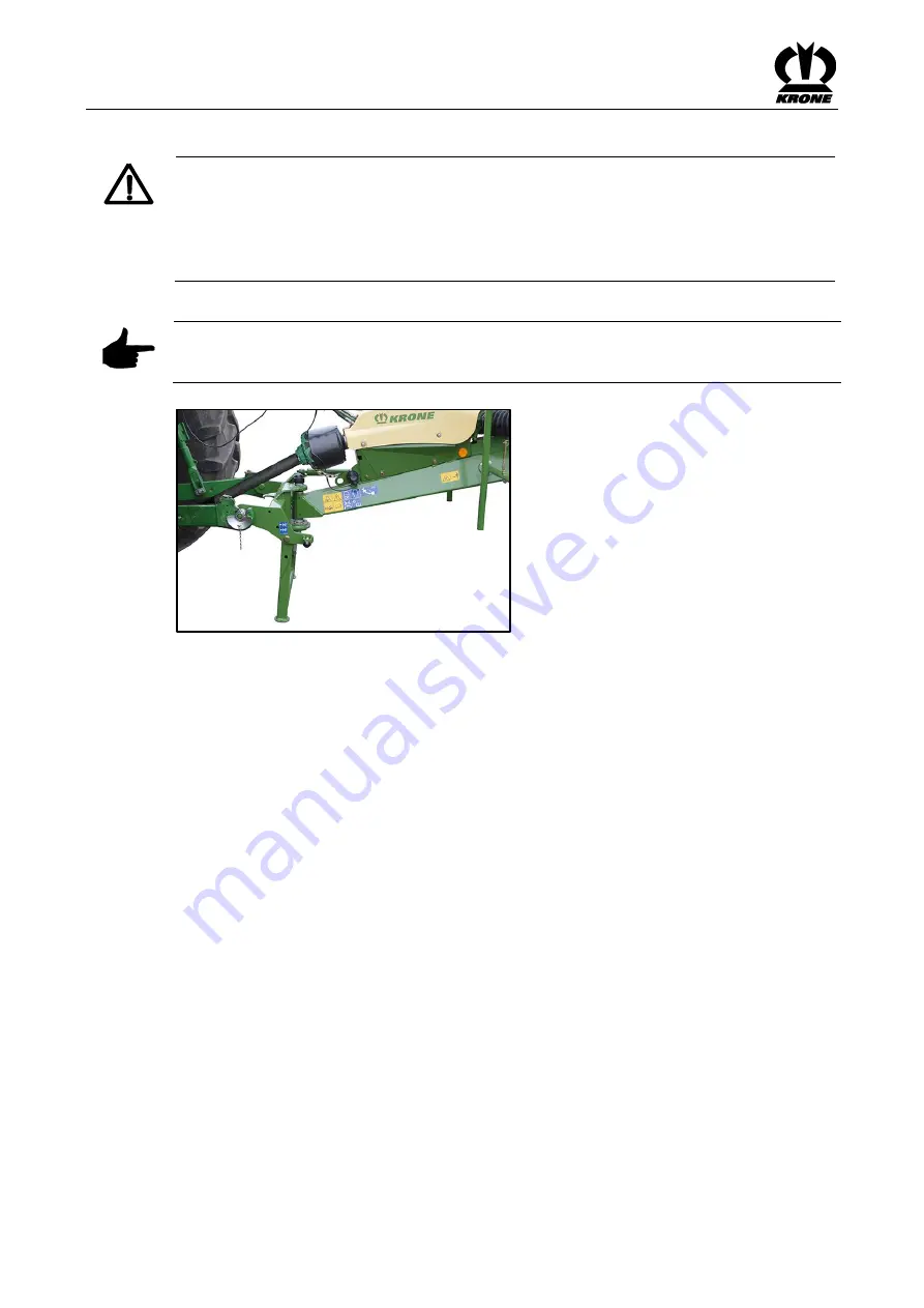 Krone Swadro TC 1000 Operating Instructions Manual Download Page 50