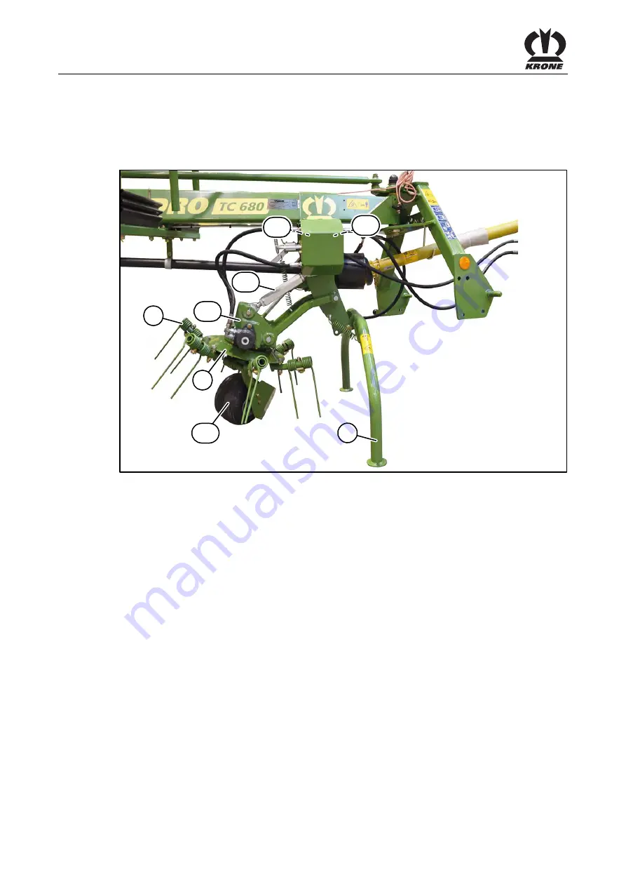 Krone Swadro TC 680 Original Operating Instructions Download Page 38