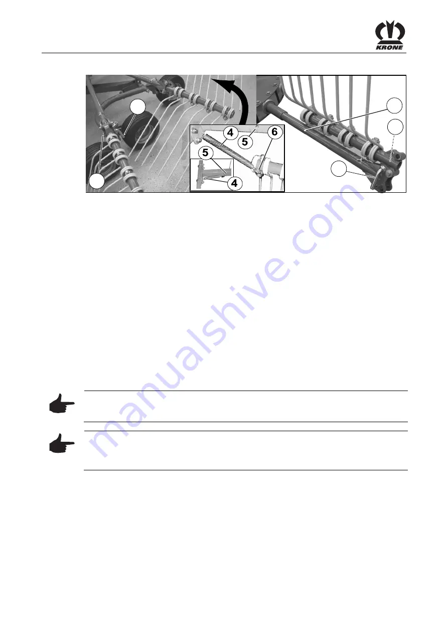 Krone Swadro TC 880 Operating Instructions Manual Download Page 72