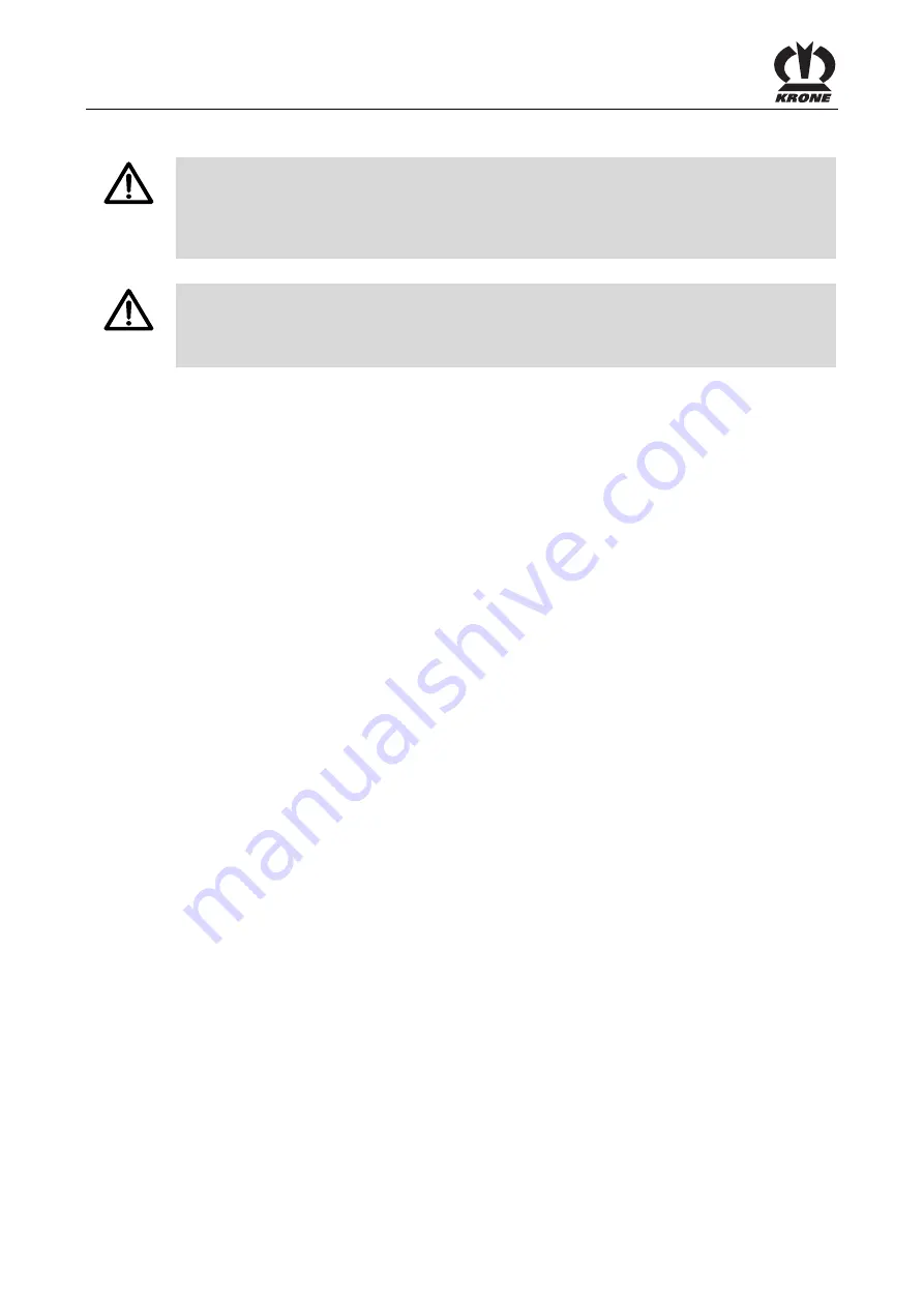 Krone Swadro TC 880 Operating Instructions Manual Download Page 108