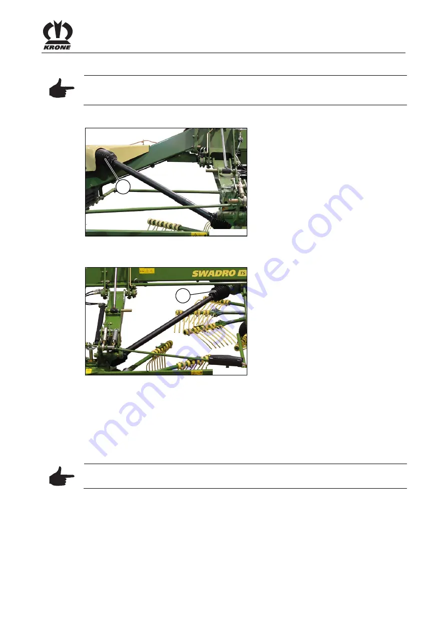 Krone Swadro TS 620 Original Operating Instructions Download Page 33