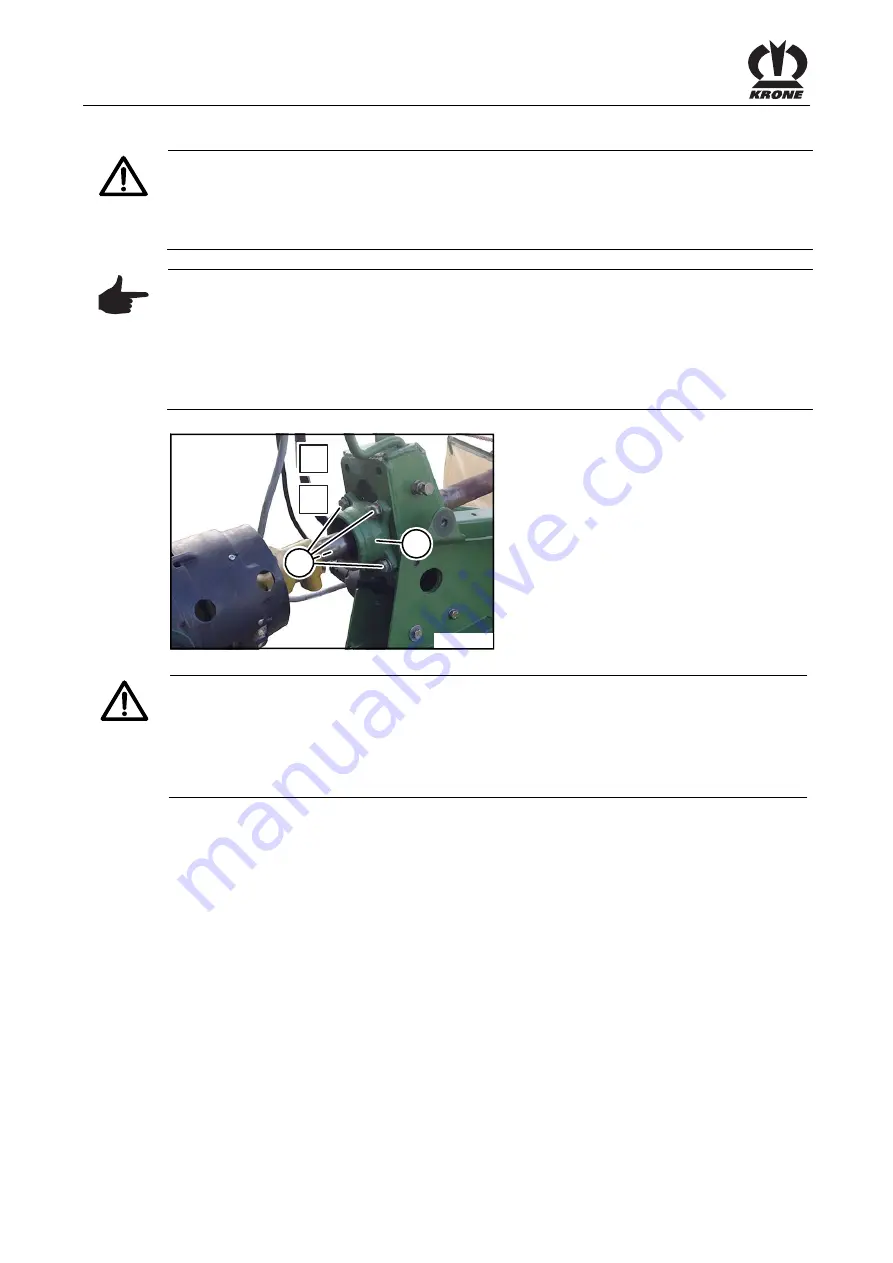 Krone Swadro TS 620 Original Operating Instructions Download Page 62