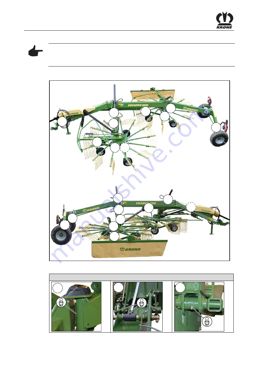 Krone Swadro TS 620 Original Operating Instructions Download Page 118