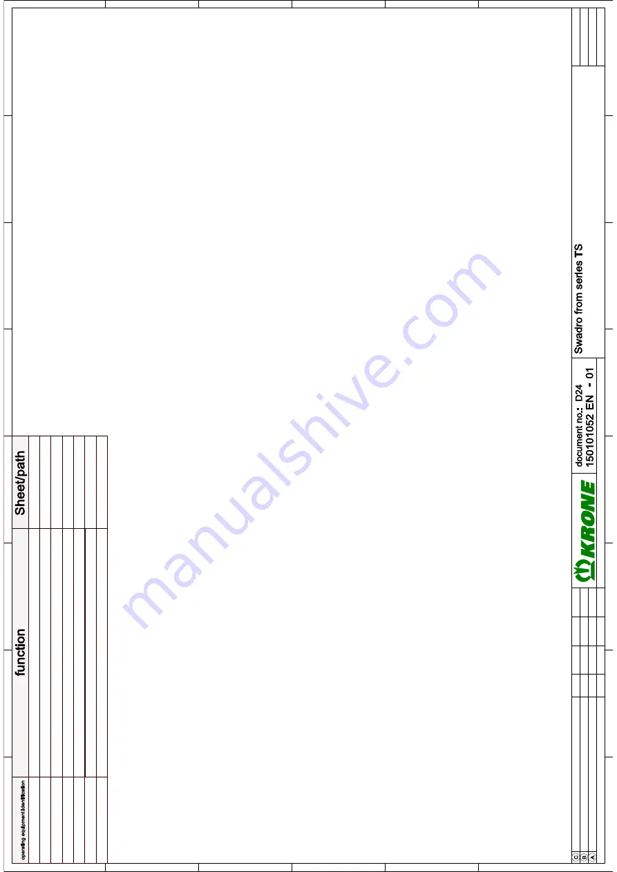 Krone Swadro TS 620 Original Operating Instructions Download Page 143