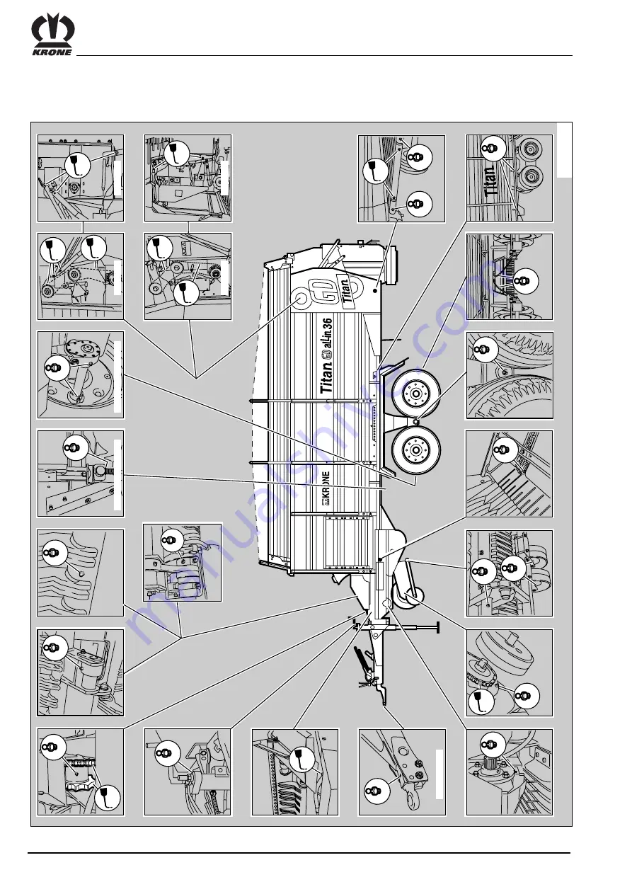 Krone TITAN 6/36 D Operating Instructions Manual Download Page 44