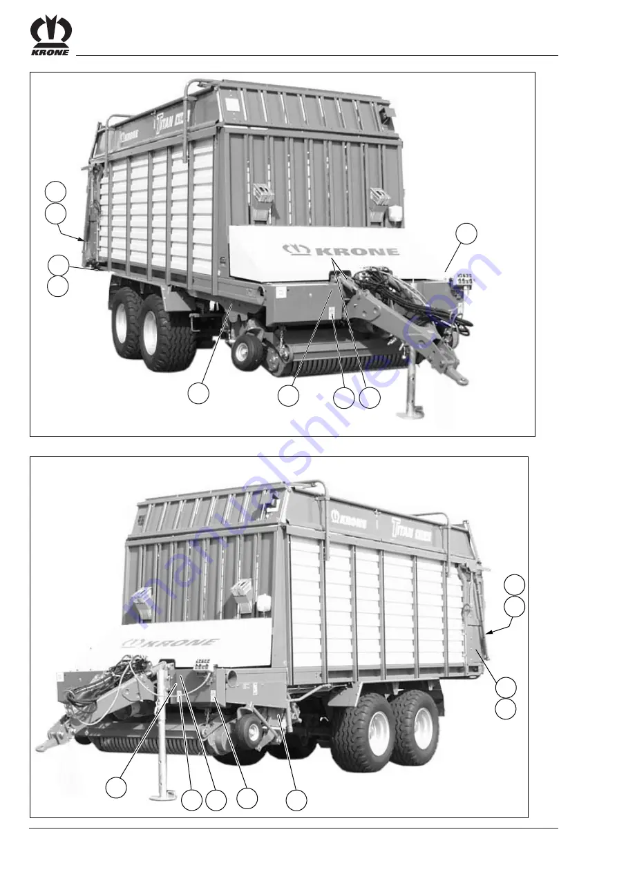 Krone Titan 6/50 GL Operating Instructions Manual Download Page 20