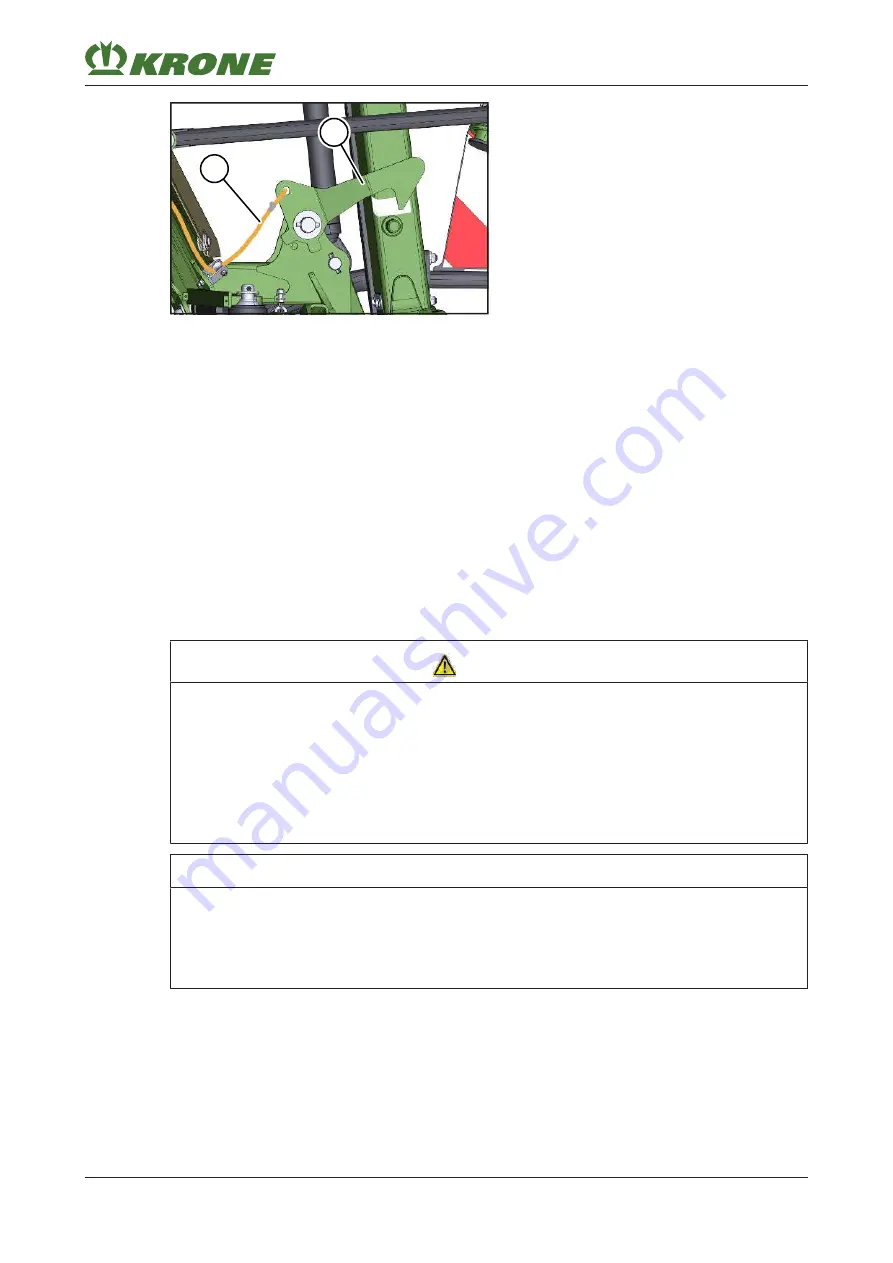 Krone Vendro 680 Operating Instructions Manual Download Page 59