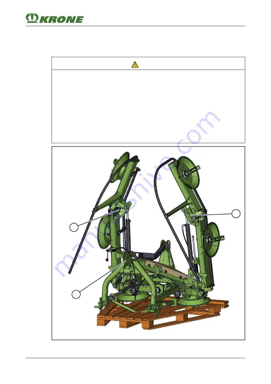 Krone Vendro 680 Operating Instructions Manual Download Page 67