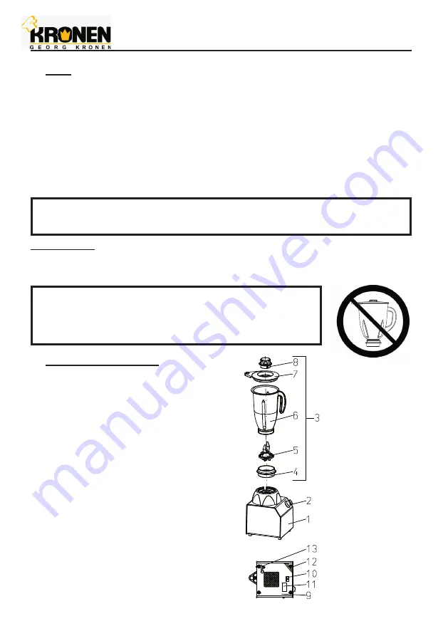 Kronen KM-2 S Instruction Manual Download Page 14