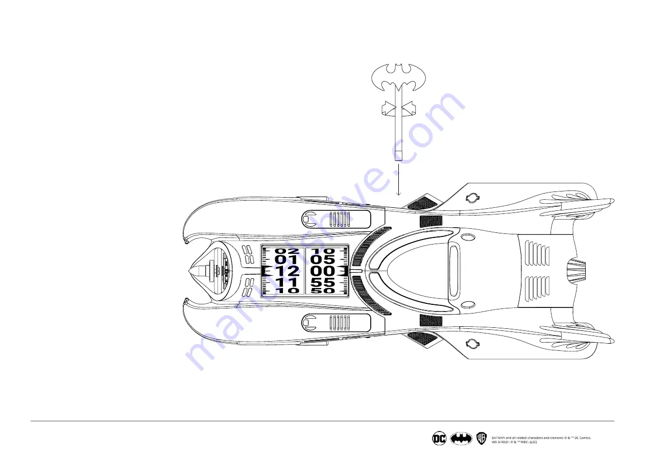 KROSS STUDIO Batman 1989 Batmobile User Manual Download Page 5