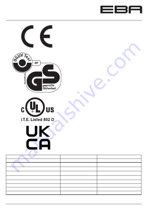 KRUG+PRIESTER EBA Series Operating Instructions Manual Download Page 39