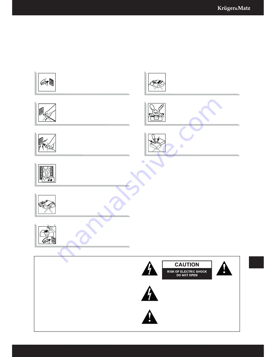 Kruger&Matz KM1663 Owner'S Manual Download Page 29