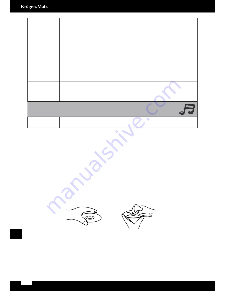 Kruger&Matz KM1908 Owner'S Manual Download Page 150