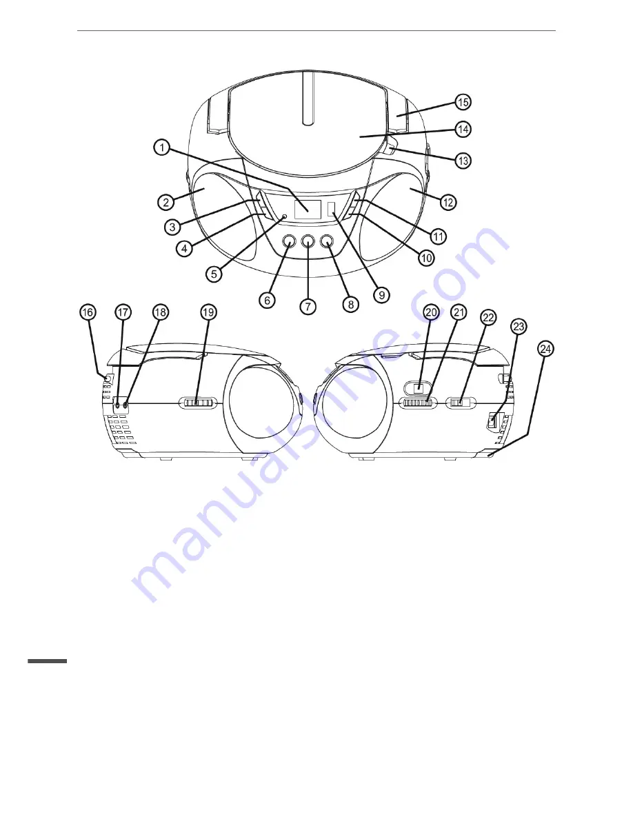 Kruger&Matz KM6101 Owner'S Manual Download Page 24