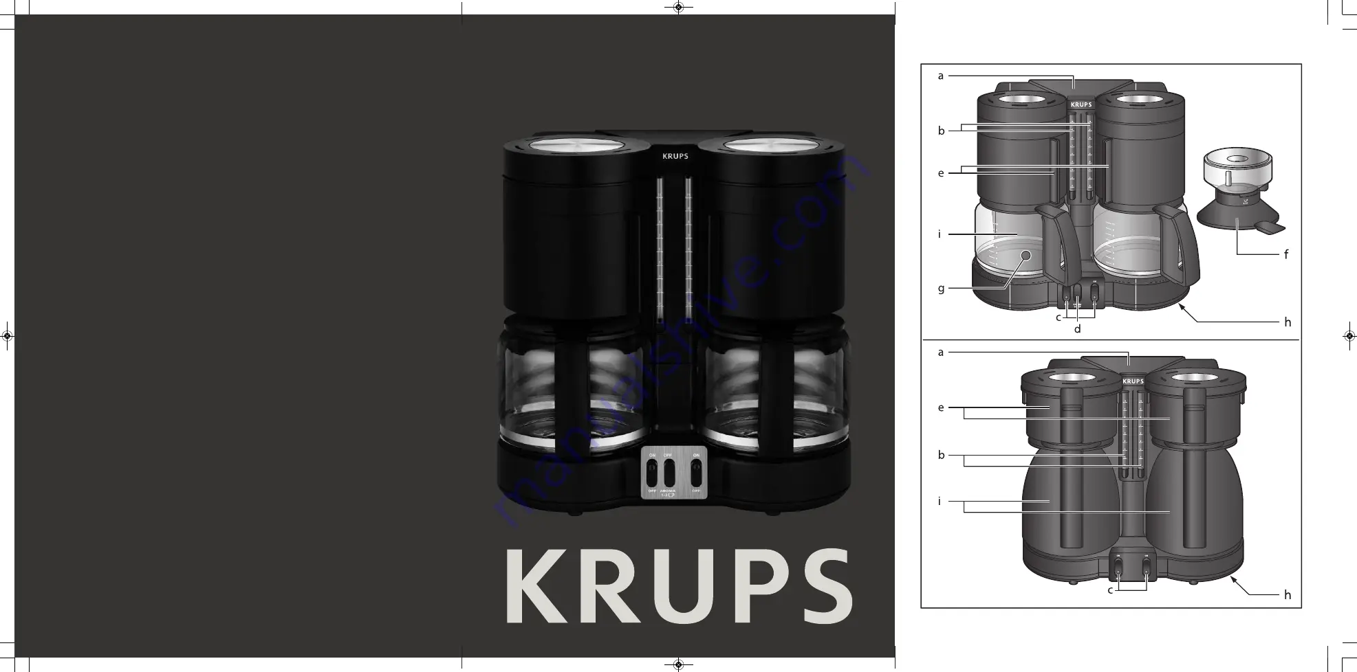 Krups DUOTECH Series Manual Download Page 1