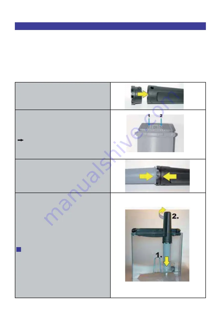 Krups Espresseria Automatic EA82 Series Use And Maintenance Download Page 50