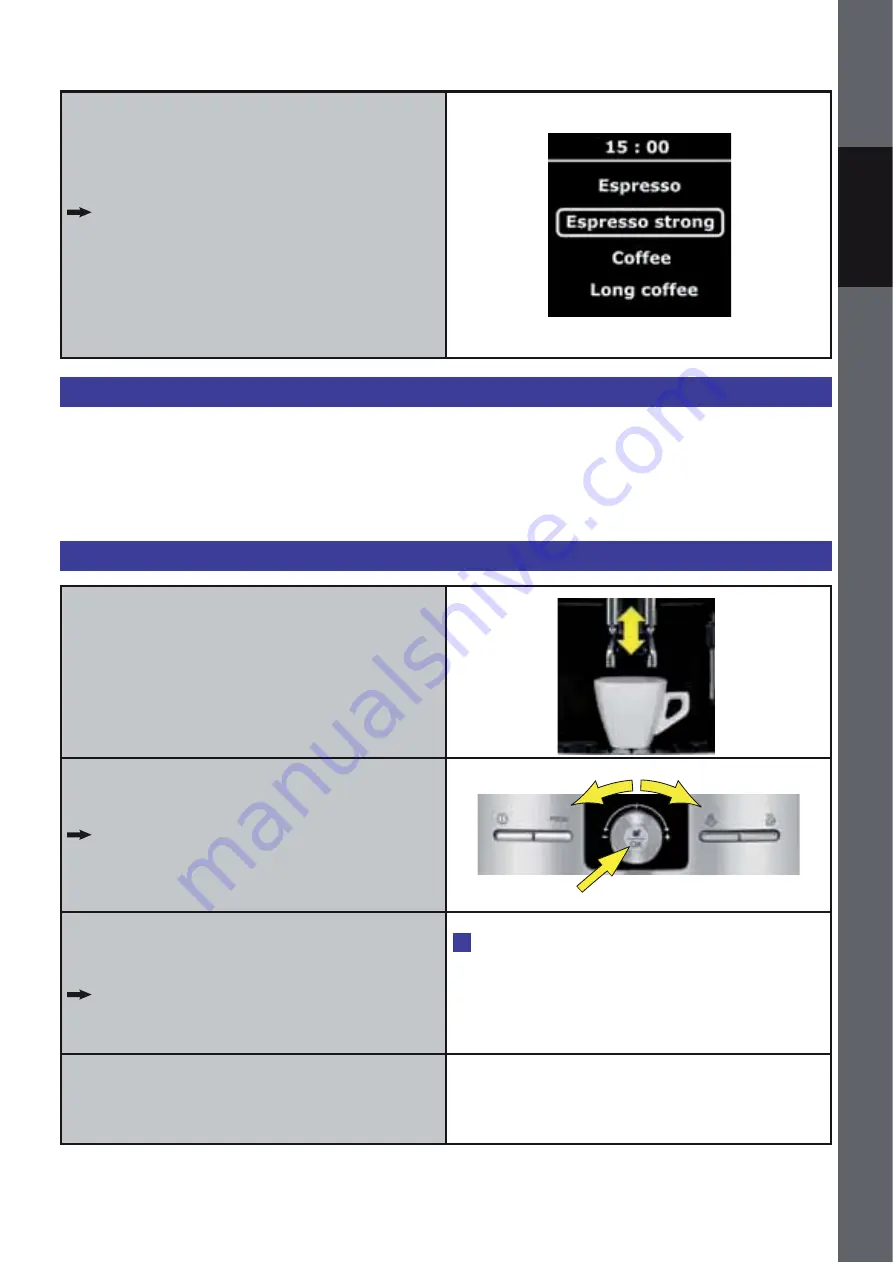 Krups Espresseria Automatic EA82 Series Use And Maintenance Download Page 59