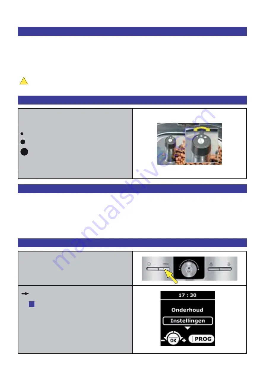 Krups Espresseria Automatic EA82 Series Use And Maintenance Download Page 126