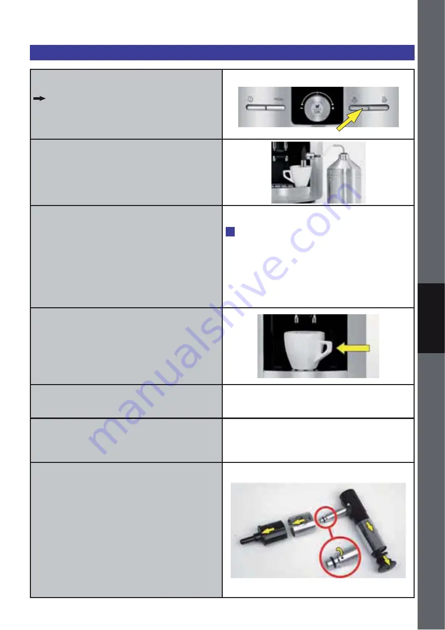 Krups Espresseria Automatic EA82 Series Use And Maintenance Download Page 171