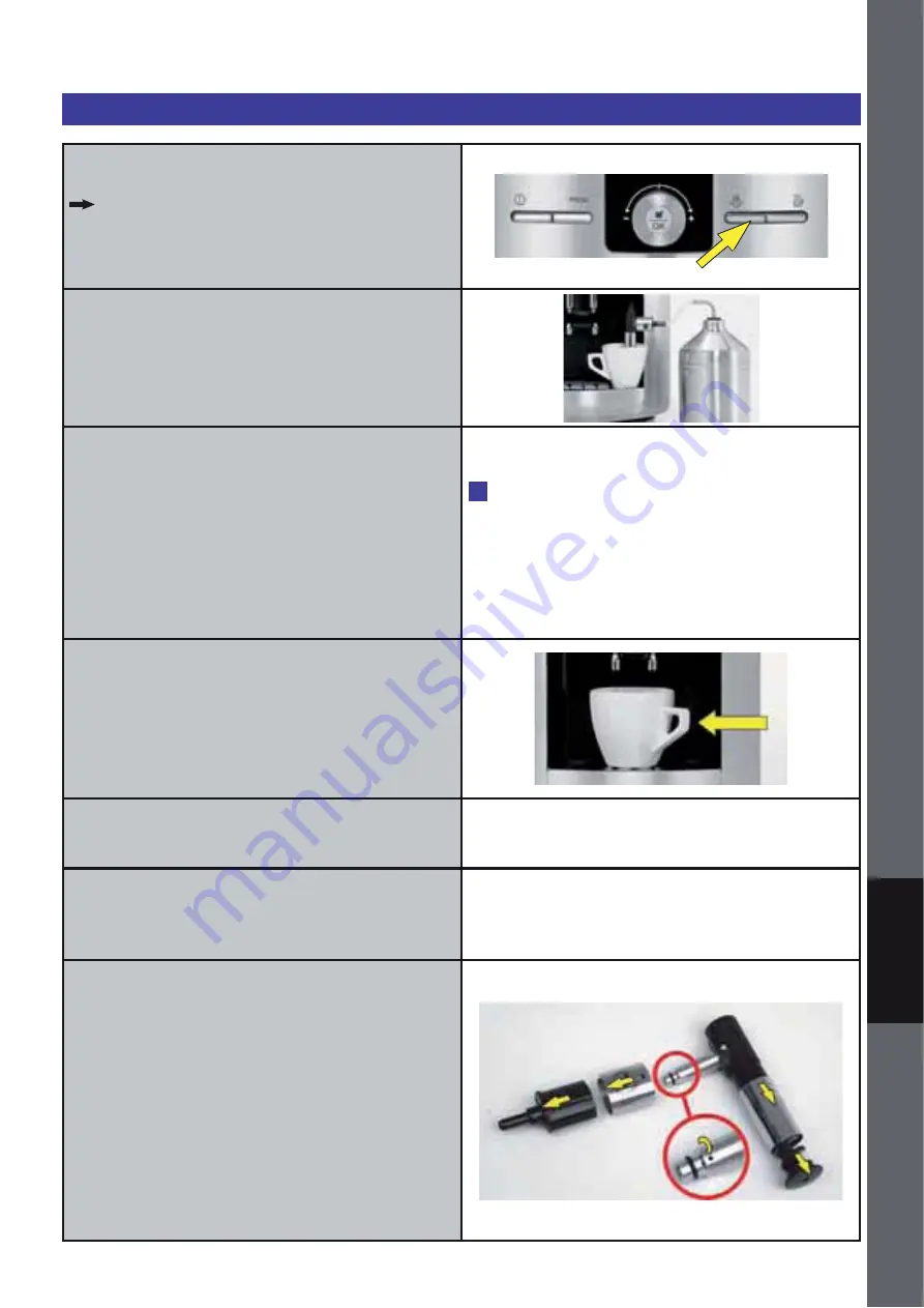 Krups Espresseria Automatic EA82 Series Use And Maintenance Download Page 243