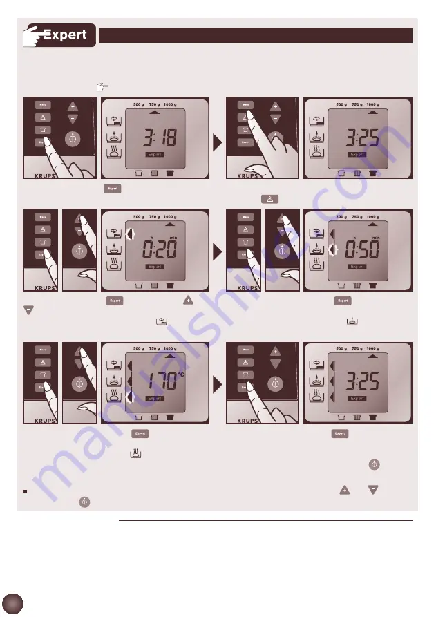 Krups EXPERT KX7000 Series Скачать руководство пользователя страница 36