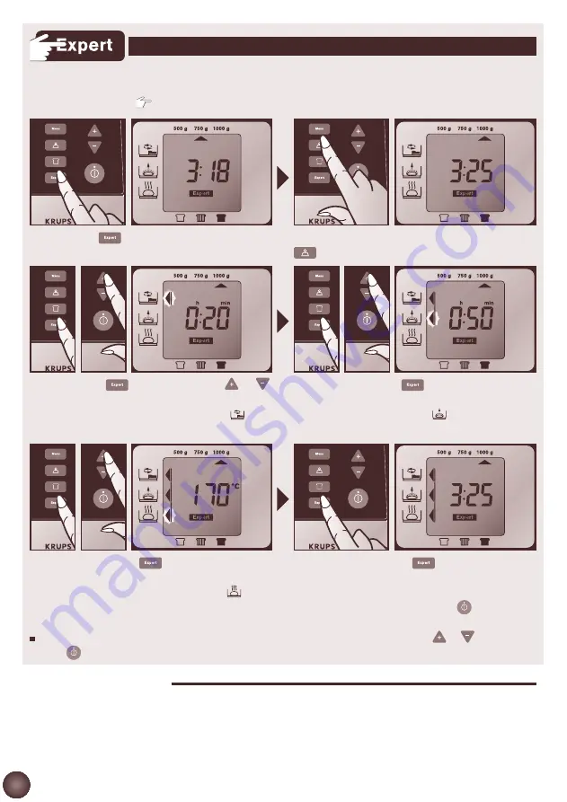 Krups EXPERT KX7000 Series Manual Download Page 88