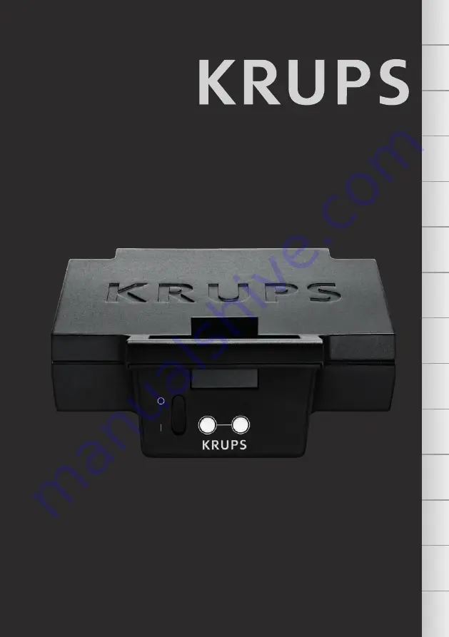 Krups FDK 451 Manual Download Page 1