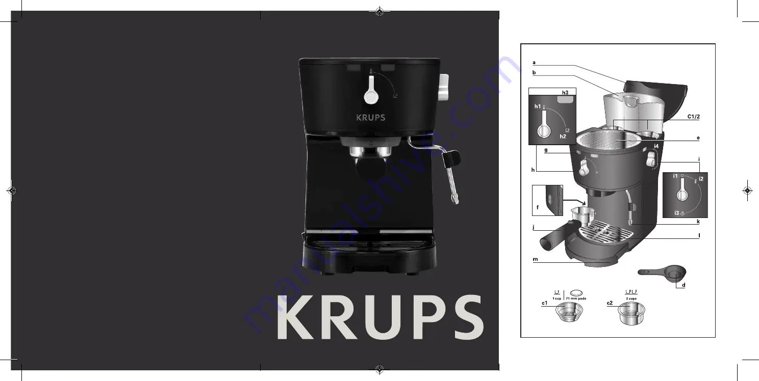 Krups xp3200 Manual Download Page 1