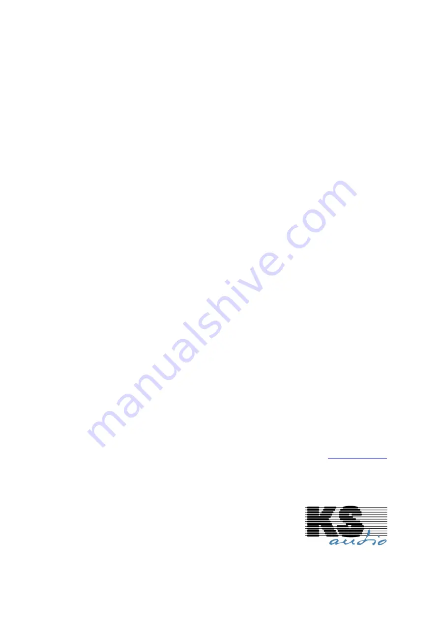 KS P LINE User Manual Download Page 14