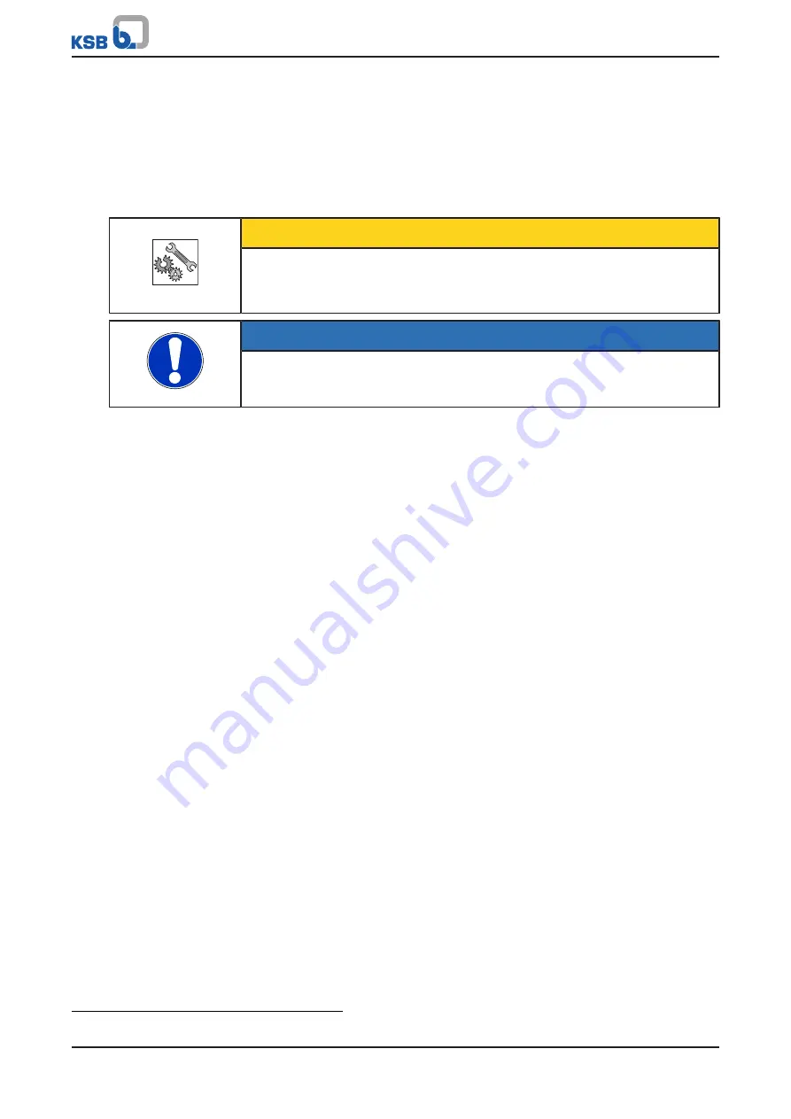 KSB Ama-Drainer 4 Series Installation & Operating Manual Download Page 22