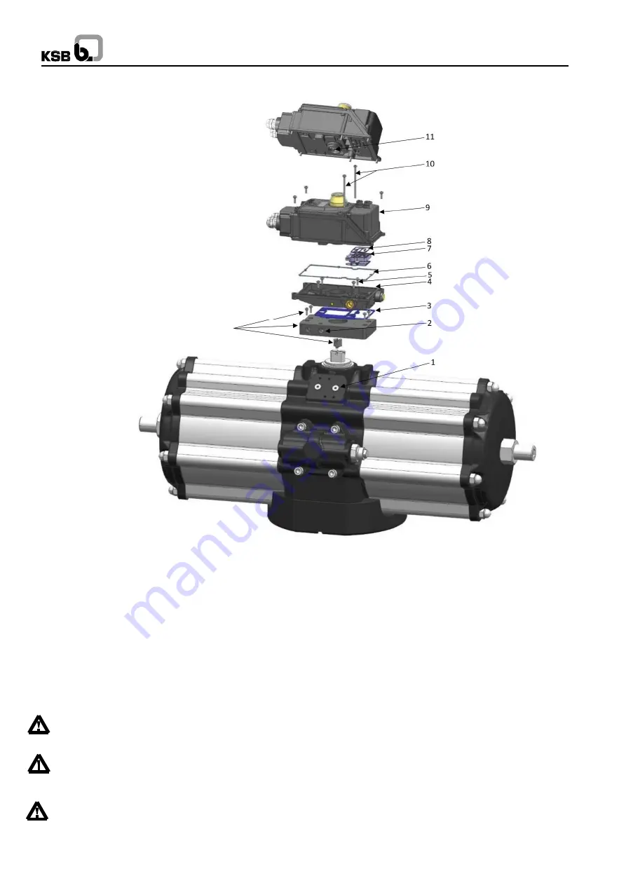 KSB AMTRONIC R1300 User Instructions Download Page 8