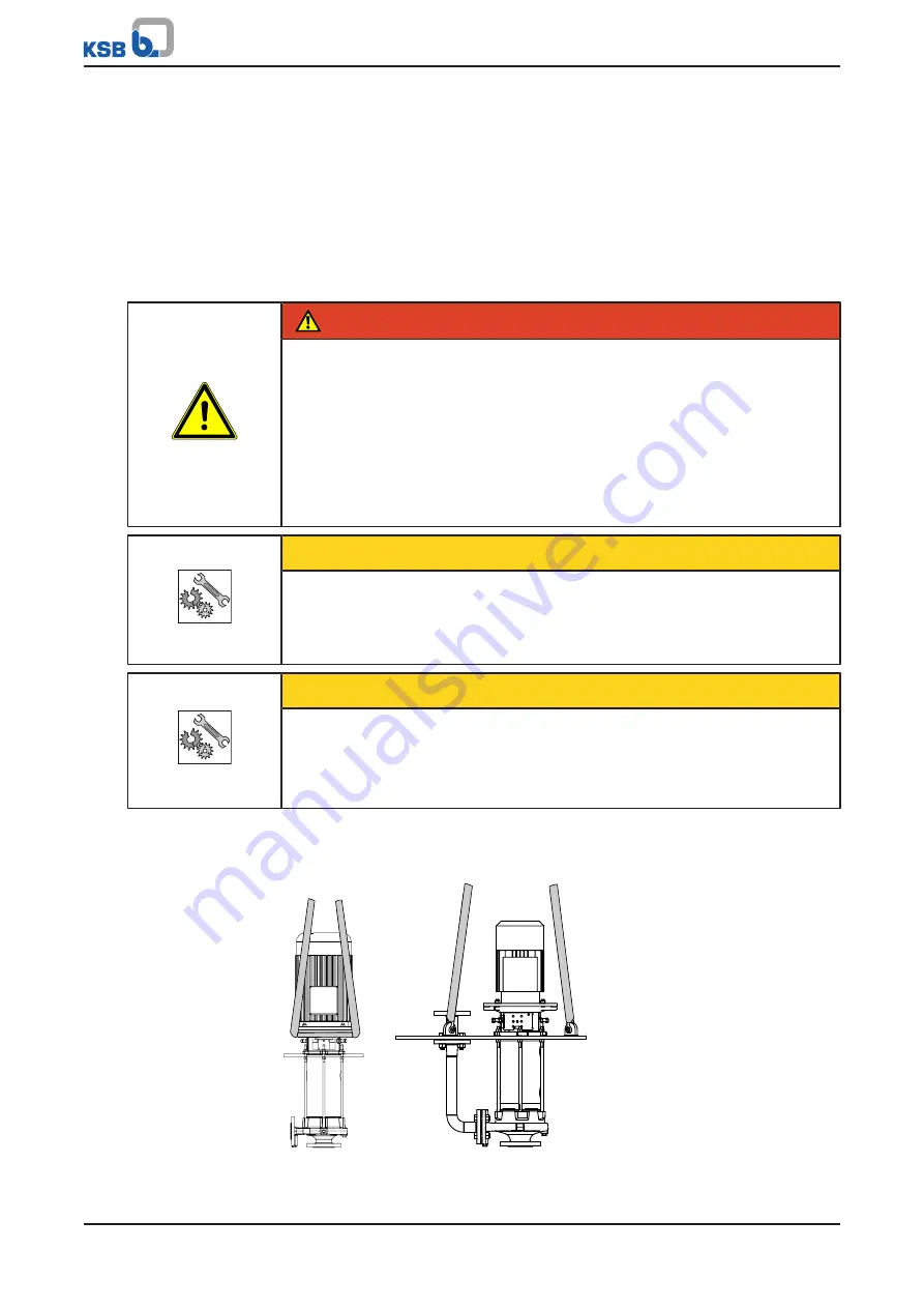 KSB Etanorm V Operating Manual Download Page 11