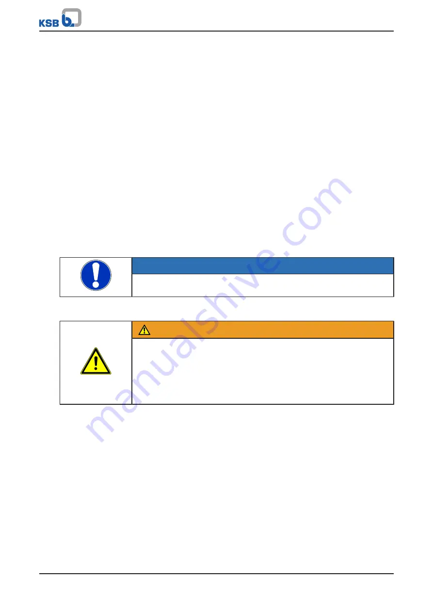 KSB Etanorm V Operating Manual Download Page 13