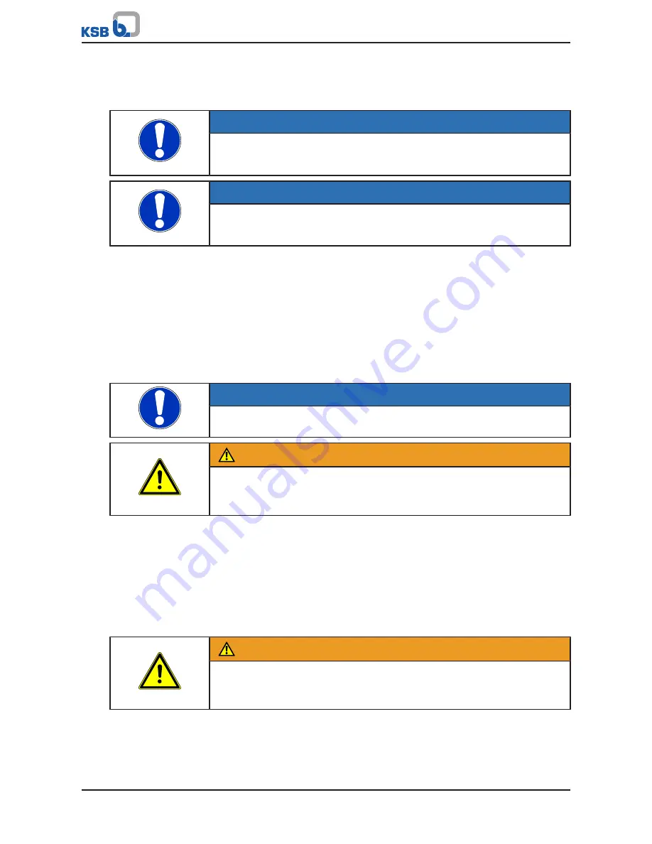 KSB Etaprime L Installation & Operating Manual Download Page 50