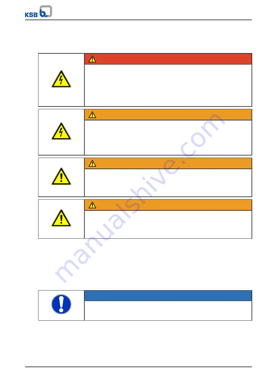 KSB Hya-Rain Installation & Operating Manual Download Page 40