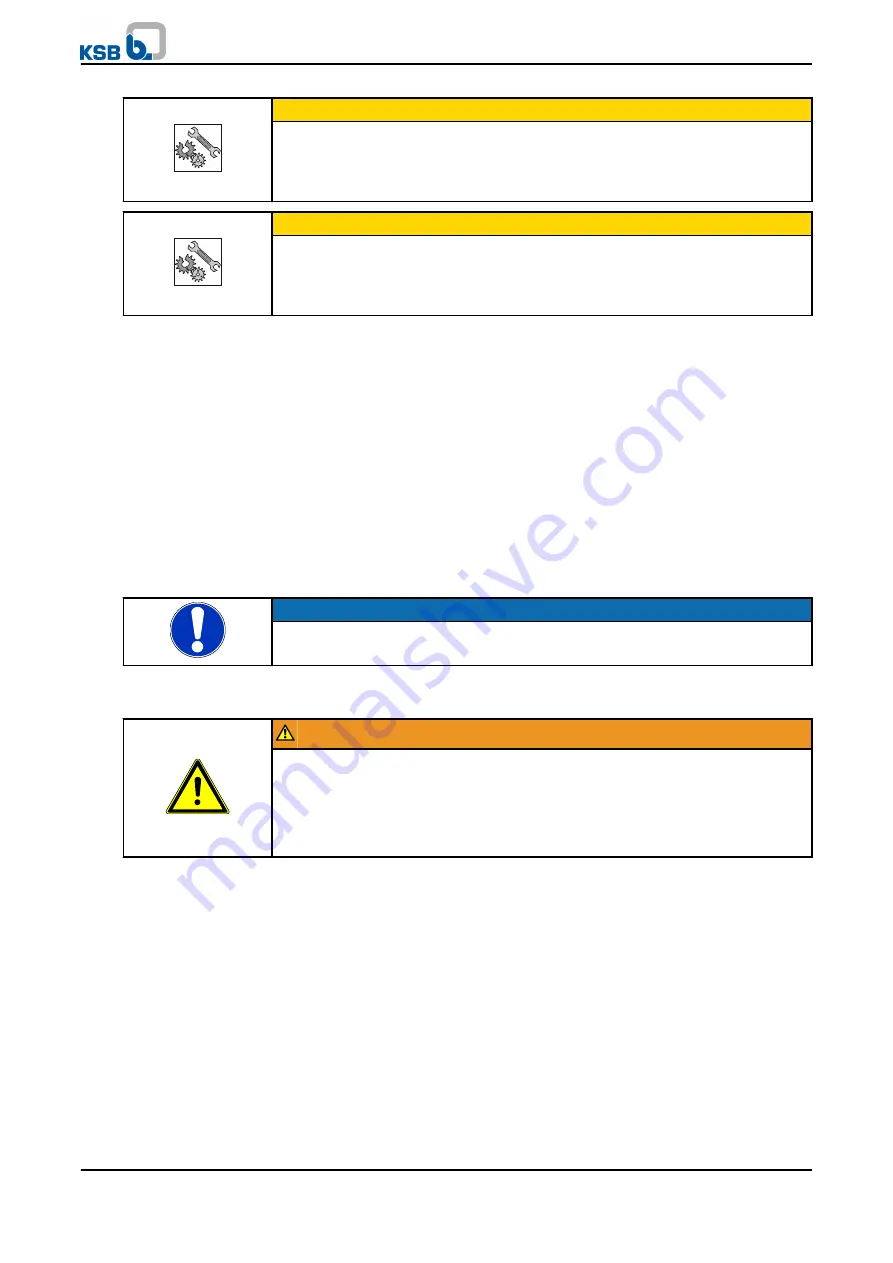 KSB Hya-Solo DV Series Installation & Operating Manual Download Page 12