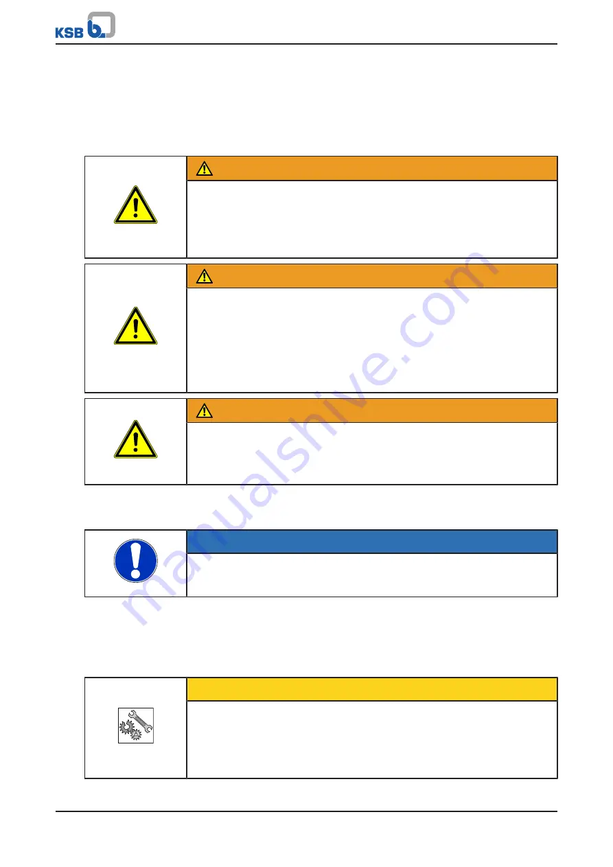 KSB ILN Operating Manual Download Page 42