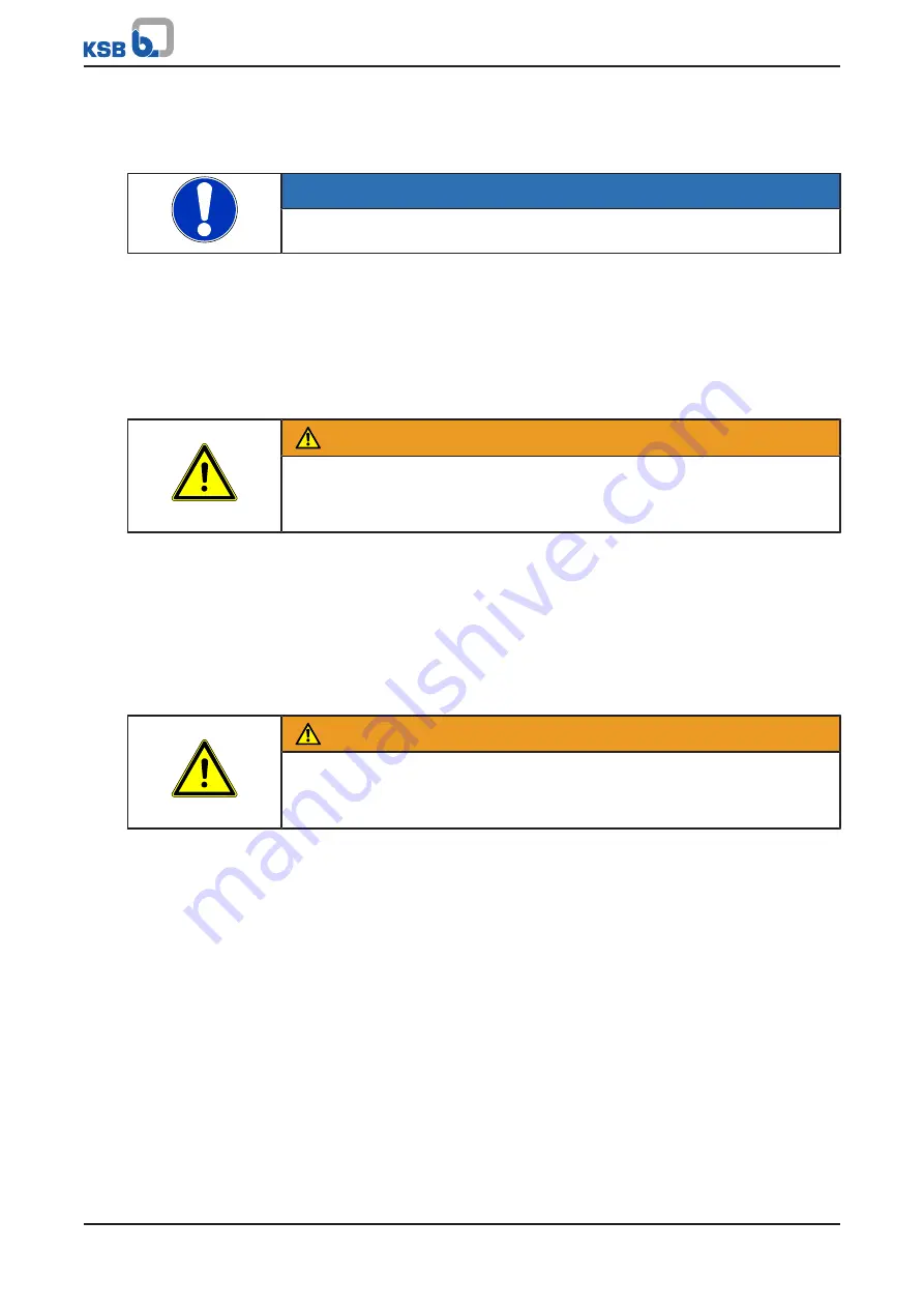 KSB ILN Operating Manual Download Page 50