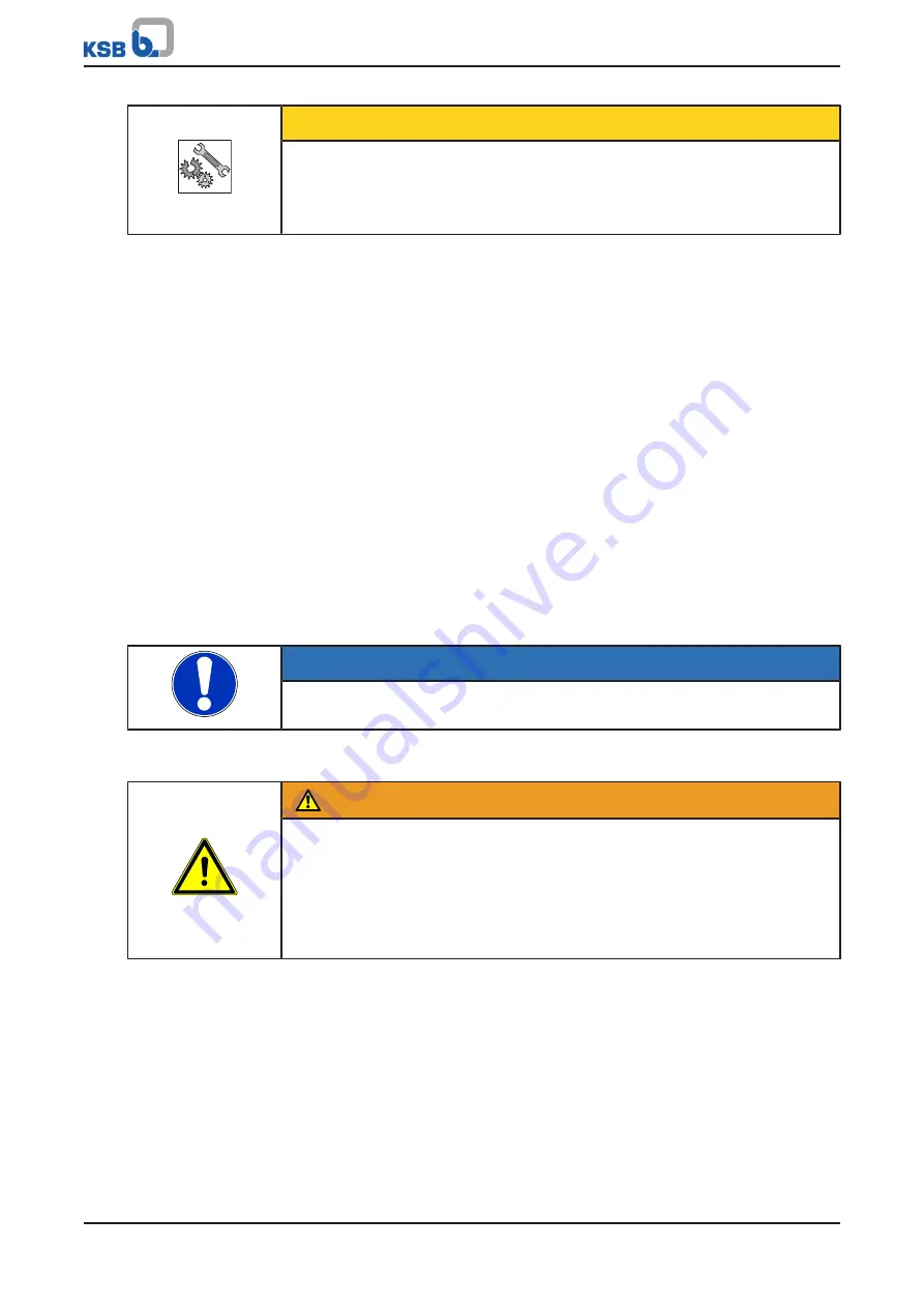 KSB KWP-Bloc Installation & Operating Manual Download Page 14